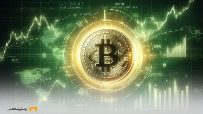 bitcoin-etf-inflows-top-800-million-correction بیت کوین ای تی اف رشد