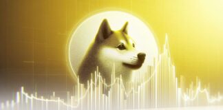 الگوی مثلث نزولی دوج کوین نشان دهنده آینده بسیار درخشان این ارزدیجیتال خواهد بود دوج کوین خورشید و نمدار رو به بالا