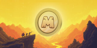 میم فای (MemeFi) در رمزینکس لیست شد! لوگوی میم فای که در پسزمینه آن تصویر یک دشت قرار گرفته است.