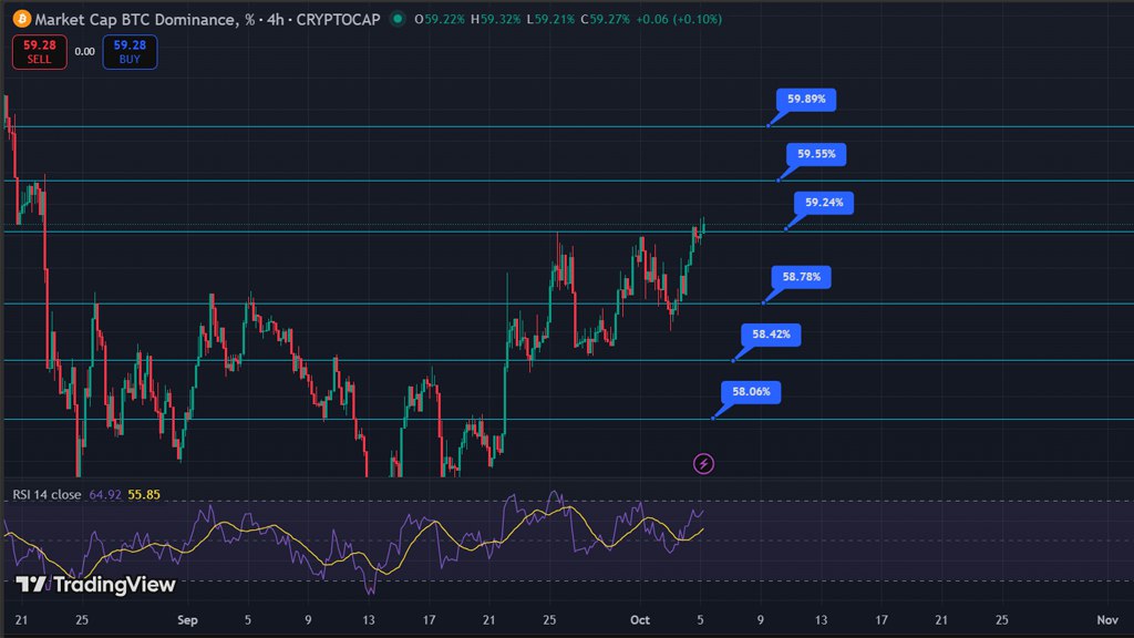 دامیننس بیت‌کوین | سلطه BTC در بازار