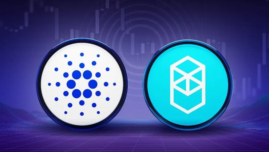 نماد کاردانو و فانتوم با واژه vs که نشان‌دهنده ارز فانتوم یا کاردانو است