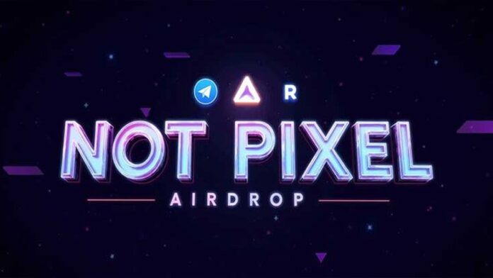 نماد بازی نات پیکسل به همراه نماد نات کوین، شبکه تون و تلگرام