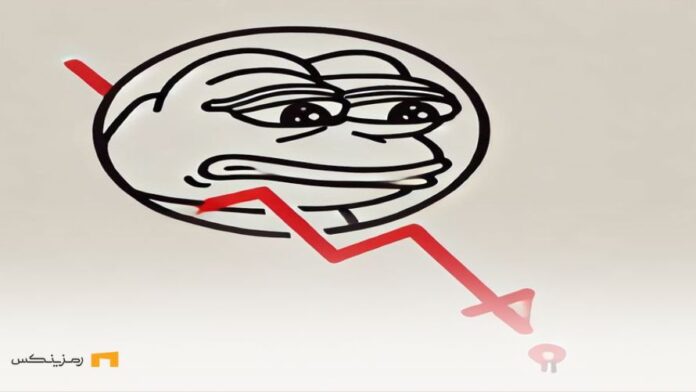 pepe-price-downtrend کاهش قیمت په په