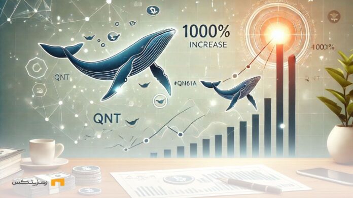 افزایش ۱۰۰۰ درصدی فعالیت نهنگ‌ها؛ QNT به ۱۳۷ دلار می‌رسد؟
