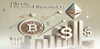 رشد ۷۵۵ میلیون دلاری ETF بیت کوین و ۵۹.۷۸ میلیون دلاری اتریوم رشد ای تی اف بیت کوین و اتریوم