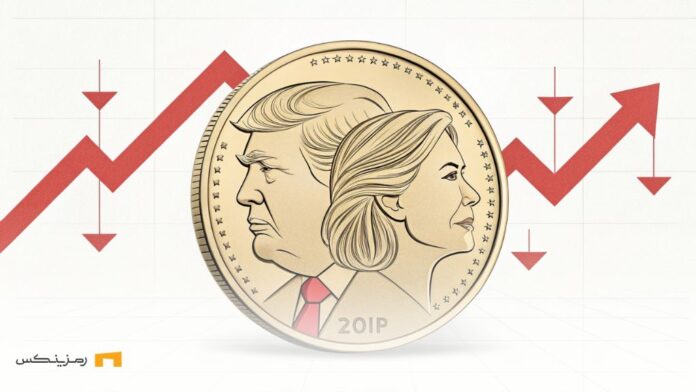 سقوط میم کوین ملانیا و ترامپ