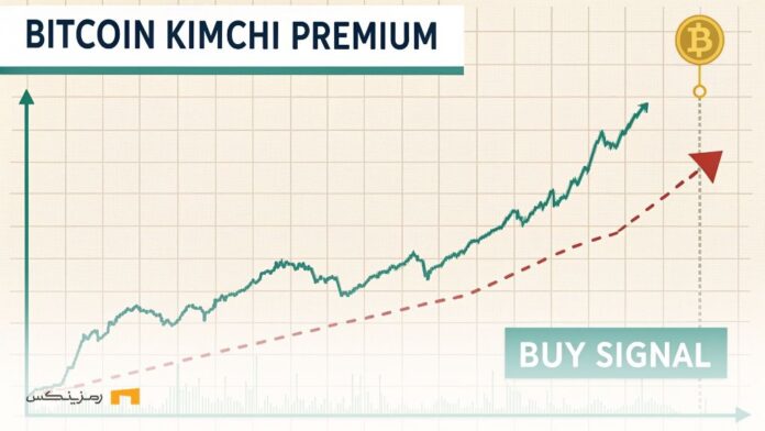 Bitcoin-kimchi-premium-at-3-year-high-chance-to-buy پرمیوم کیمچی بیت کوین در اوج ۳ ساله؛ سیگنال صعودی یا هشدار؟