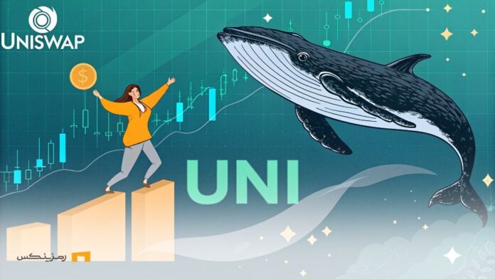 Uniswap-seeks-recovery-whale-raised-$16-million خرید ۱۶ میلیون دلار UNI توسط یک نهنگ؛ یونی سواپ در حال بهبودی؟