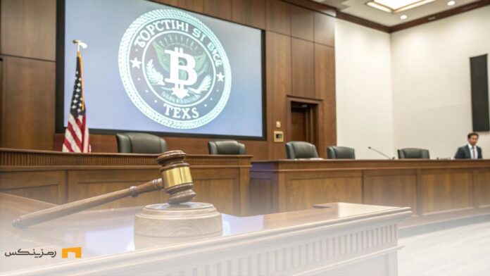 a-formal-courtroom-in-texas-with-a-judge-s-bench-a دادگاه و ماینر بیت کوین