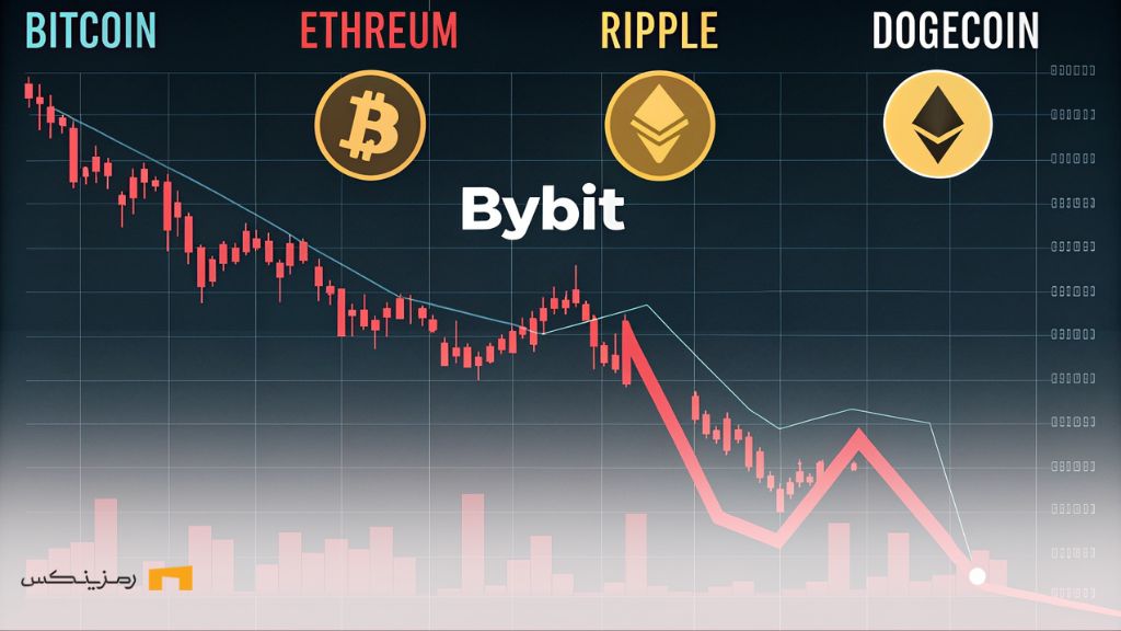 سقوط بیت کوین، اتریوم، ریپل و دوج کوین پس از هک بایبیت! سقوط بیت کوین، اتریوم، ریپل و دوج کوین