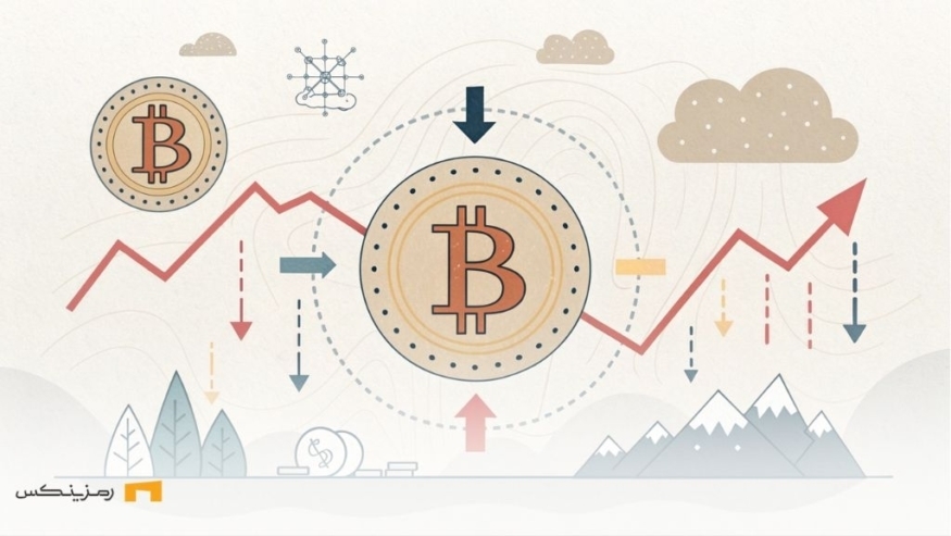 خطر کاهش قیمت بیت کوین