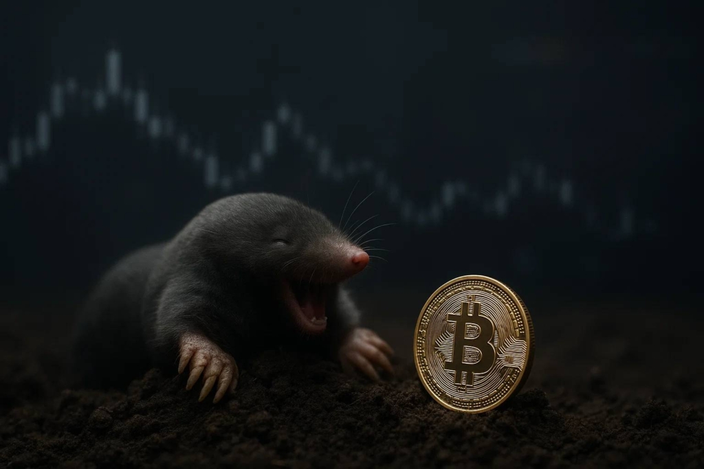 یک موش کور و یک بیت کوین