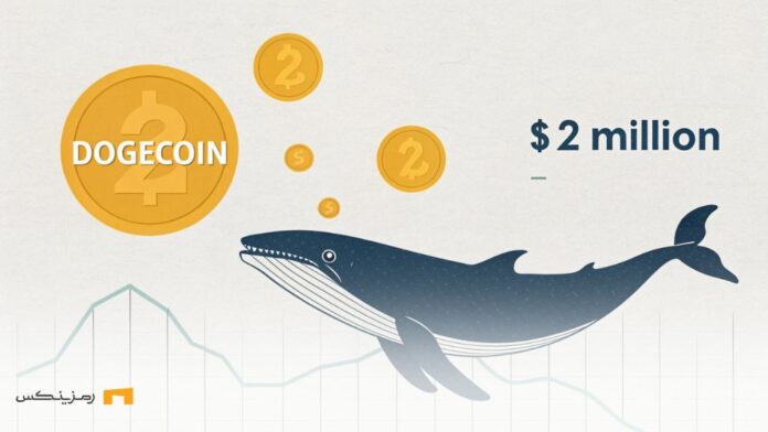 dogecoin-whale-buys-2m-dip-crash خرید ۲ میلیون دلاری دوج کوین توسط نهنگها