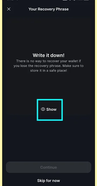 عبارت امنیتی سولفلر در ساخت کیف پول سولانا