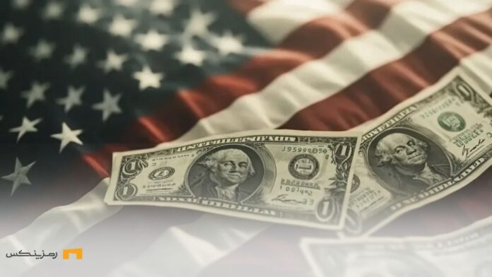 stablecoin-regulation-us-february-2025 دلار و پرچم آمریکا