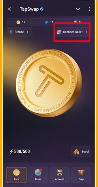 انتخاب کیف پول برای انتقال تپ سواپ