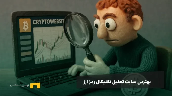 trader-browsing-cryptocurrency-sites یک تریدر در حال جستجو در سایتهای رمز ارزی