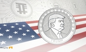 میم کوین ترامپ و پرچم آمریکا