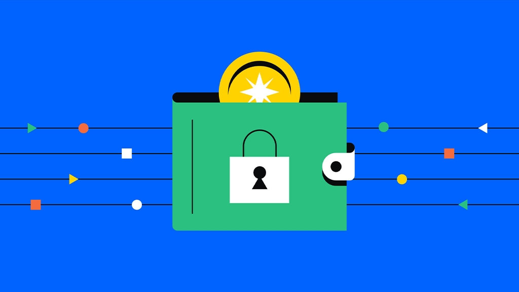 کیف پول رمزارزی به علاوه نماد از آدرس کیف پول