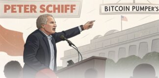 واکنش شدید پیتر شیف به ذخایر بیت کوین؛ این یک کلاهبرداری است واکنش شدید پیتر شیف به ذخایر بیت کوین؛ این یک کلاهبرداری است
