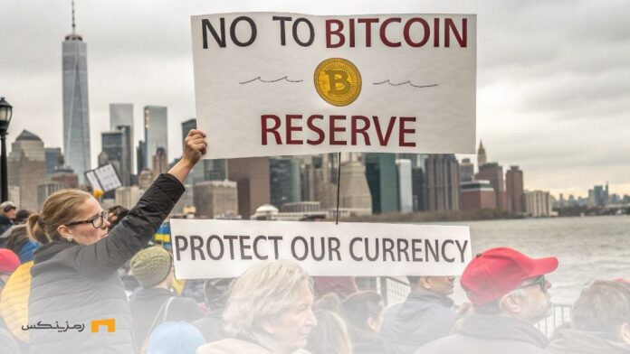 Strong-criticism-Trump-Bitcoin-reserve-plan-51-percent-are-against-it انتقادات شدید به طرح ذخیره بیت کوین ترامپ؛ ۵۱ درصد مخالفند