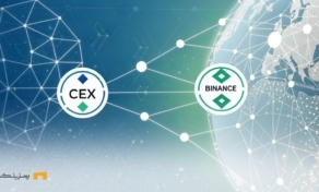 این تصویر ارتباط بین صرافی متمرکز (CEX) و صرافی غیرمتمرکز (DEX) را نشان می‌دهد که انتقال دارایی‌ها را به‌صورت صاف و ساده بین دو سیستم ممکن می‌سازد.