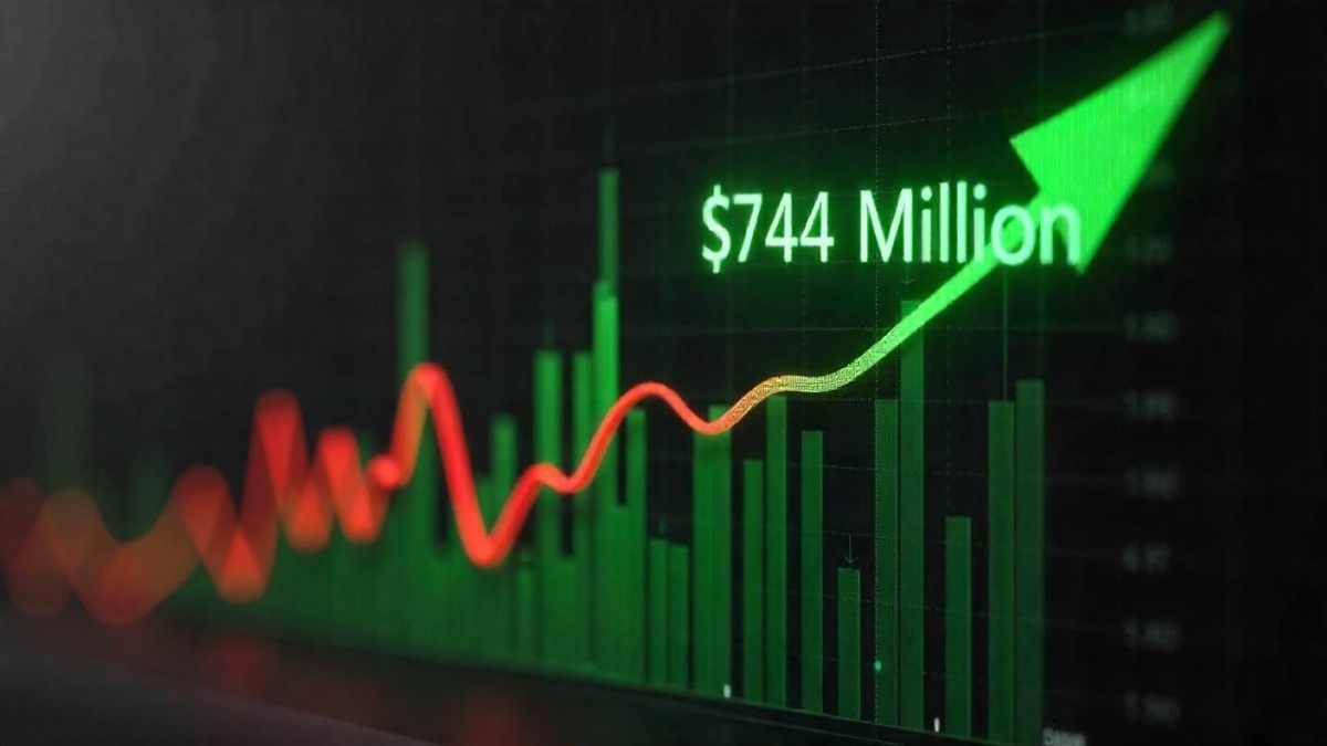 ورود ۷۴۴ میلیون دلار به ETF بیت کوین پس از پنج هفته افزایش ورودی 744 میلیون دلاری به ای تی اف های بیت کوین