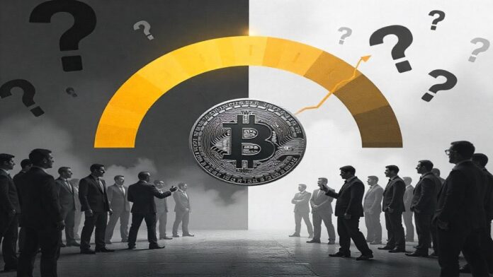 bitcoin-fear-and-greed-index-flashes-caution شاخص ترس و طمع بیت کوین هشدار می دهد