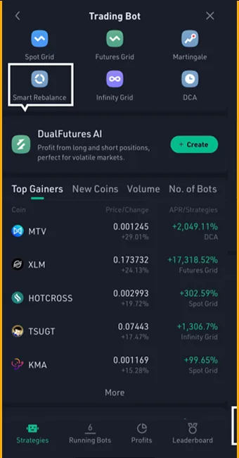 ربات اسمارت ریبالانس در کوکوین