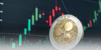 ریپل در بحران! آیا این توکن محکوم به شکست است؟ تصویر نمایانگر سکه ریپل (XRP) با پسزمینهای از نمودارهای مالی و حس شک و تردید درباره آینده آن است