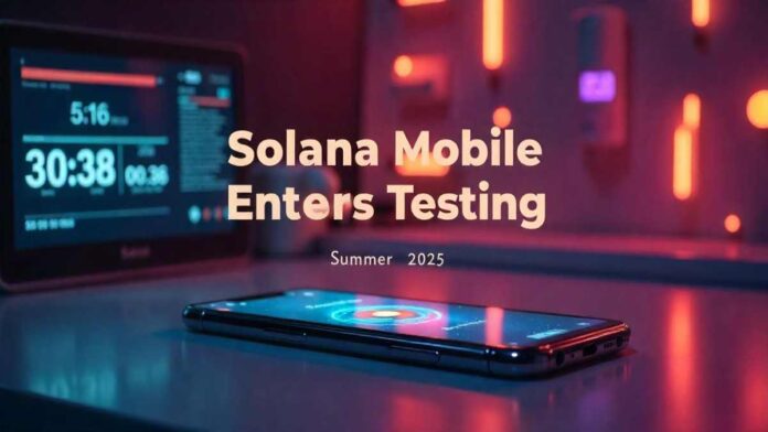 solana-mobile-enters-testing-ships-summer-2025 ورود موبایل سولانا به فرآیند تست کردن