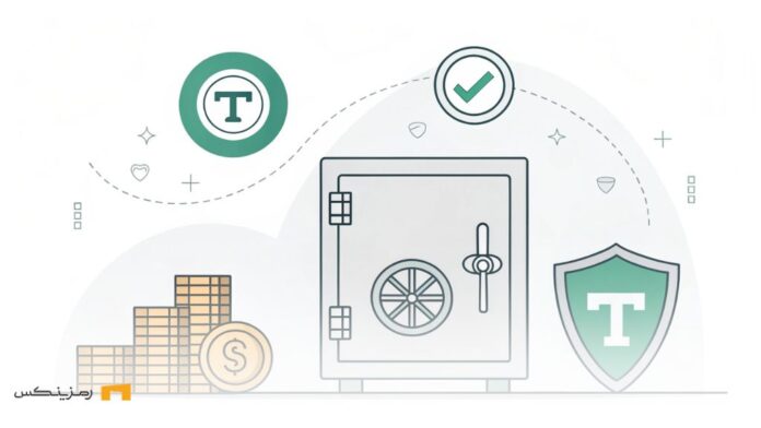 tether-limits-new-regulations-custody-transfers تتر و نمادهای امنیتی برای نشان دادن خدمات نگهداری و انتقال طبق قوانین جدید