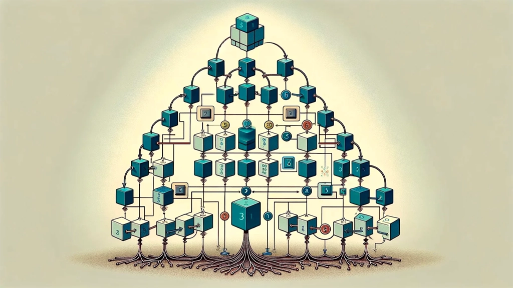 درخت مرکل چیست؟ بررسی ساختار هش باینری و نقش آن در بلاکچین درخت مرکل چیست
