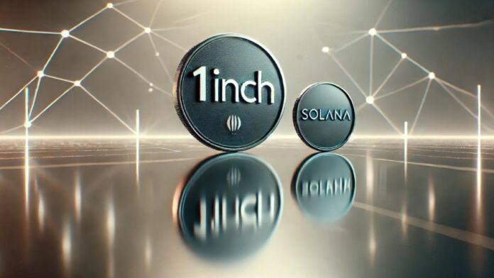 1inch-launches-on-solana-as-it-processes-fives-times-ethereums-transactions-but-similar-volume پیوستن وان اینچ به سولانا با پردازش ۵ برابری