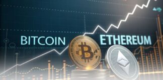 بازگشت سرمایه به ETF بیت کوین با ورود میلیونی سرمایهگذاران نمایی گرافیکی از رشد سرمایهگذاری در بیتکوین و رکود اتریوم در بازار ETFها