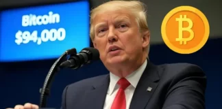 پرش بیت کوین به ۹۴۰۰۰ دلار با وعده حمایت ترامپ پرش بیت کوین به 94000 دلار با وعده حمایت ترامپ