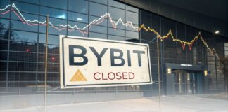 بایبیت بازار NFT را تعطیل میکند؛ افت ۹۵٪ معاملات از اوج تعطیلی بازار NFT بایبیت، با نشان «بسته شده» روی لوگوی بایبیت و نموداری که کاهش شدید حجم معاملات