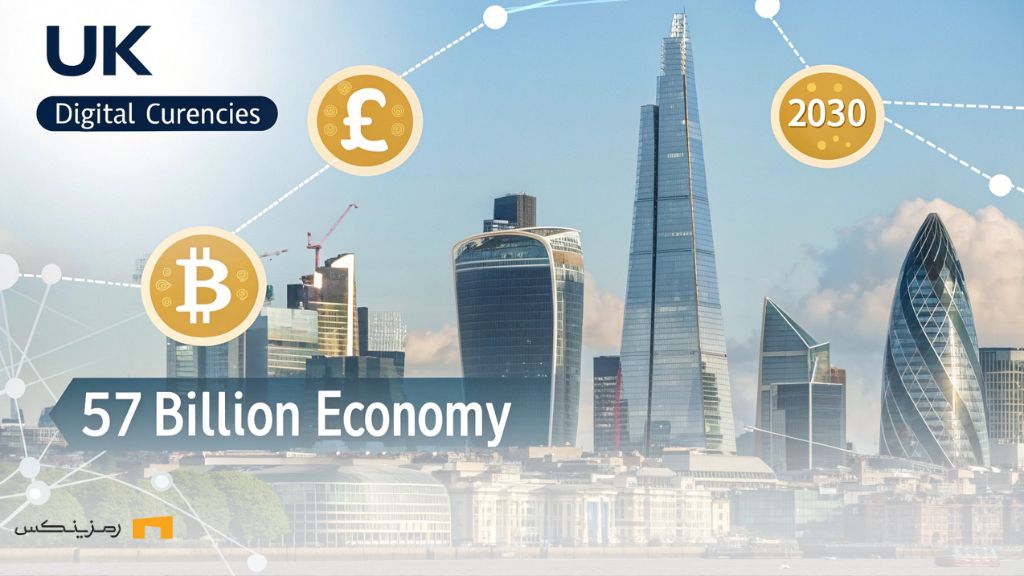 رشد سریع صنعت ارز دیجیتال در بریتانیا و پتانسیل آن برای تقویت اقتصاد این کشور تا سال ۲۰۳۰