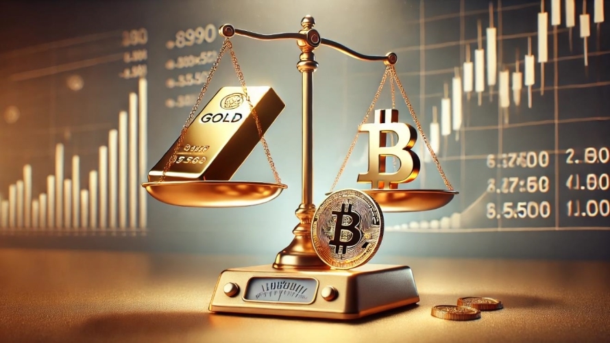 طلا در اوج ۳۳۰۰ دلار؛ بیتکوین در سراشیبی تا ۸۳ هزار! رکورد تاریخی طلا و نزول بیت کوین