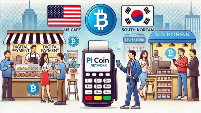 پذیرش ارز پای در آمریکا و کره