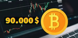 بیتکوین با قدرت به محدوده قیمتی ۹۰.۰۰۰ دلار بازگشت بیتکوین با قدرت به قیمت 90.000 دلاری بازگشت