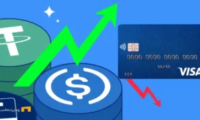 حجم تراکنش‌های استیبل کوین‌ها ویزا را پشت سر گذاشتند