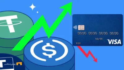 حجم تراکنش‌های استیبل کوین‌ها ویزا را پشت سر گذاشتند