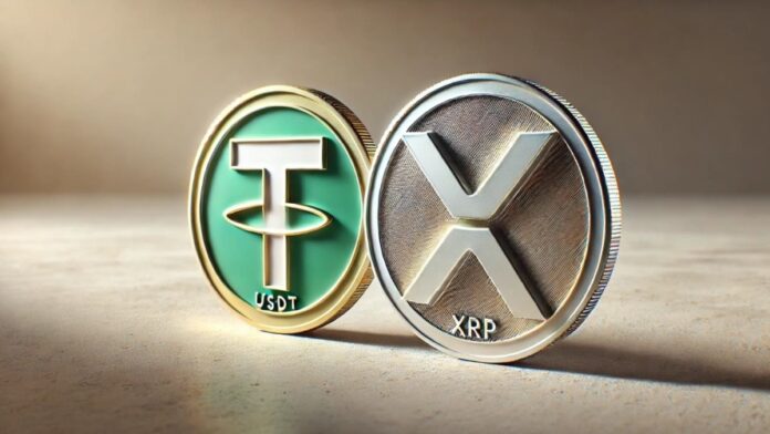 tether-could-lose-its-3-crypto-spot-to-xrp-heres-why ریپل در تعقیب تتر؛ رقابت برای جایگاه سوم شدت گرفت