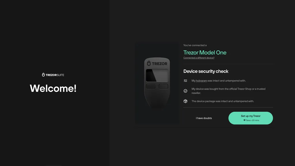 آموزش ساخت کیف پول سخت‌افزاری بیت کوین کش با Trezor Model One