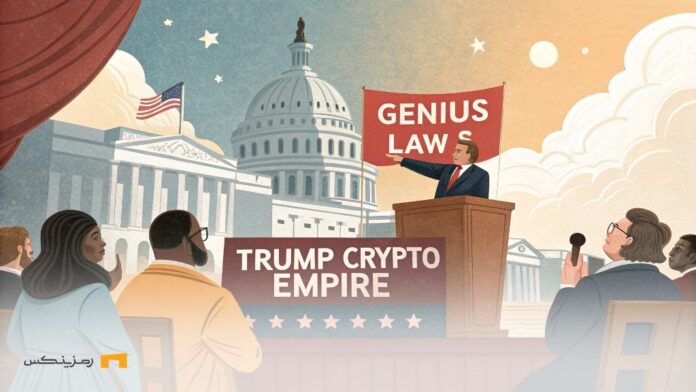 Senate-battle-over-GENIUS-law-Democrats-against-Trump-crypto-empire قانون GENIUS در سنا: دموکراتها علیه امپراتوری کریپتو ترامپ!