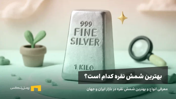 یک شمش نقره در کنار گلدان، معرفی بهترین شمش نقره در ایران و جهان