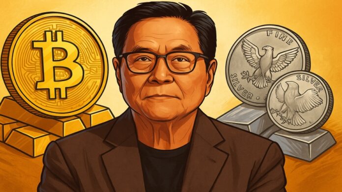 robert-kiyosaki-bitcoin-gold-silver-fake-money هشدار کیوساکی: بهجای پول تقلبی بیتکوین طلا و نقره بخرید