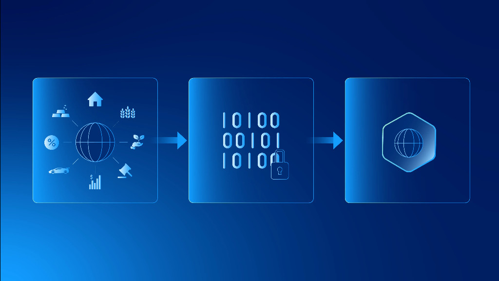 گرافیک تبدیل داراییهای دنیای واقعی