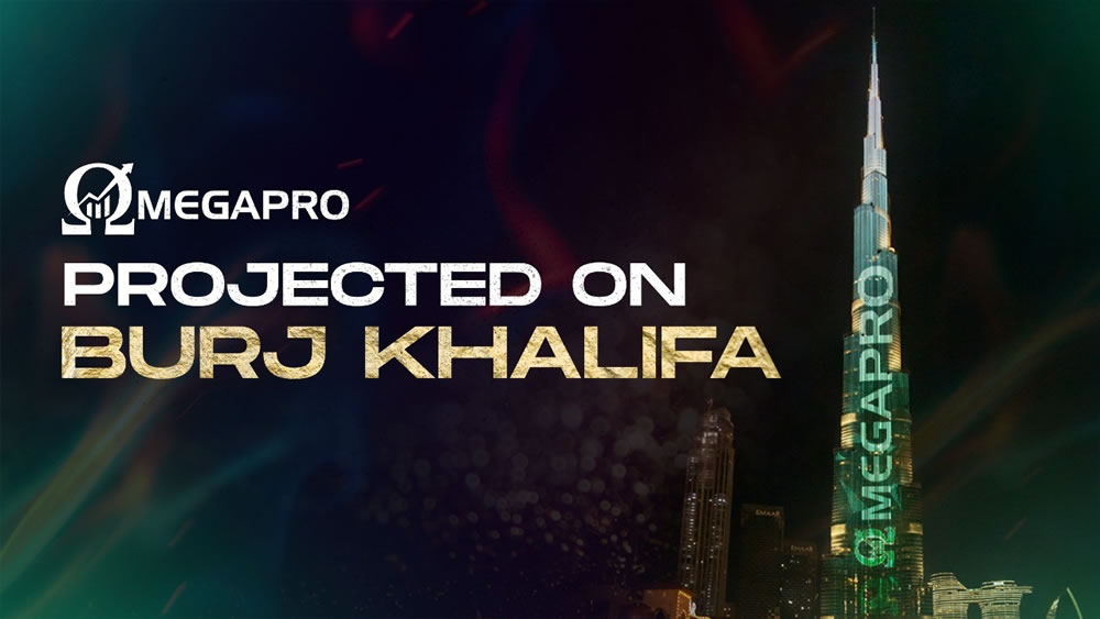 لوگوی استیبل کوین و صرافی بیت کوین OmegaPro در سال 2022 در برج خلیفه پیش بینی شد